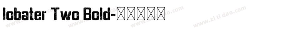 lobater Two Bold字体转换